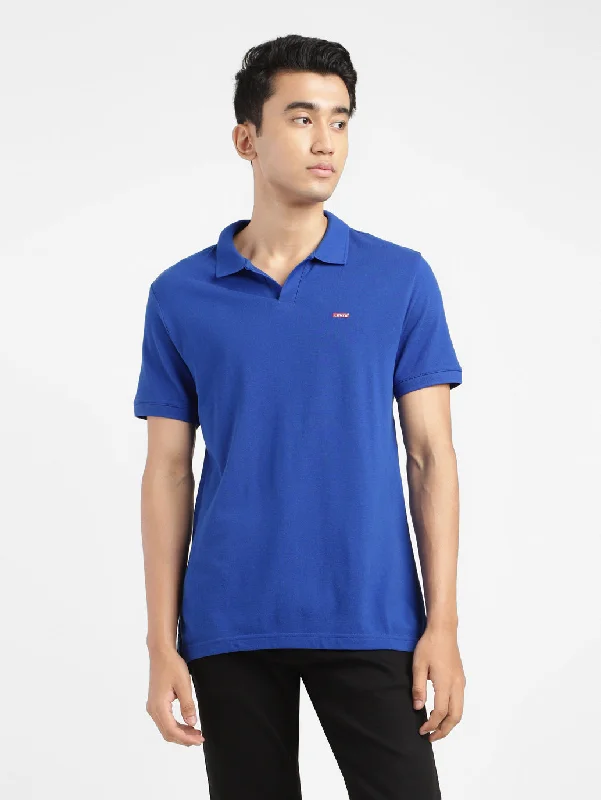 Men's Solid Polo T-shirt