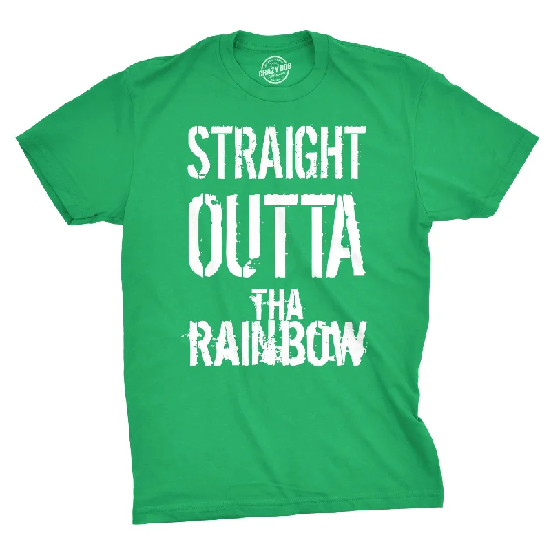 Straight Outta The Rainbow Men's T Shirt