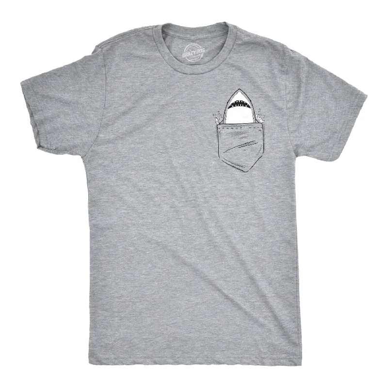 Pocket Shark Men's T Shirt