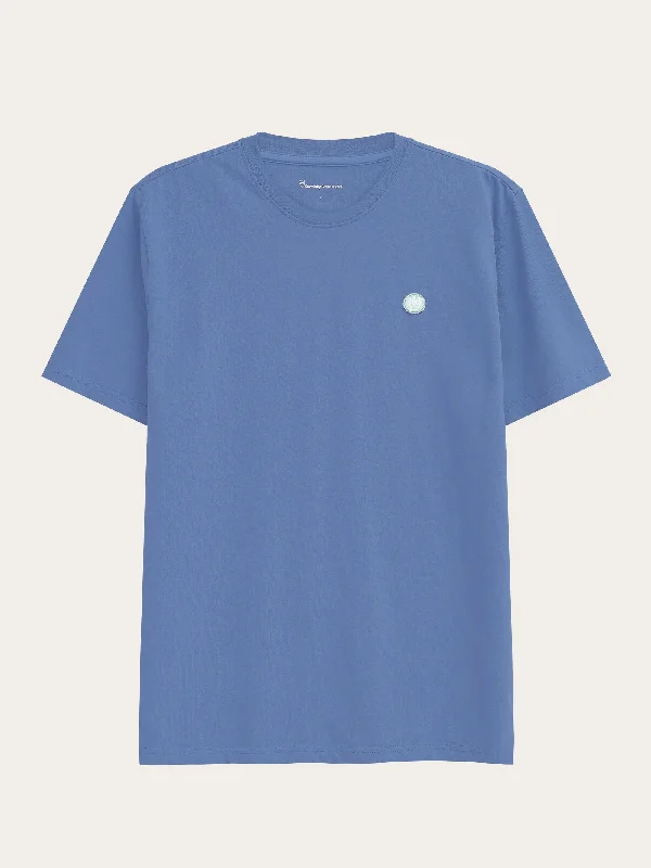 Regular fit Badge t-shirt - Moonlight Blue