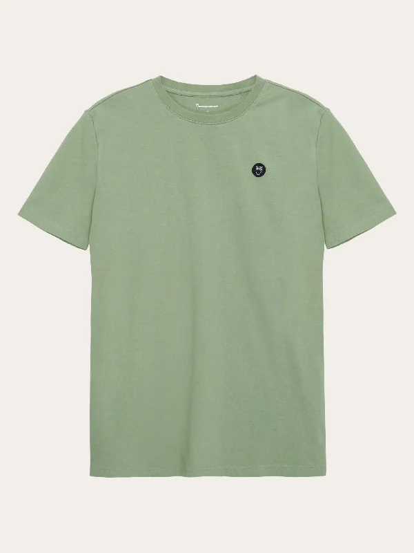 Regular fit Badge t-shirt - Shale Green