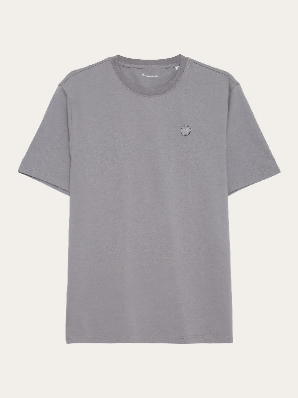 Regular fit Badge t-shirt - Sharkskin