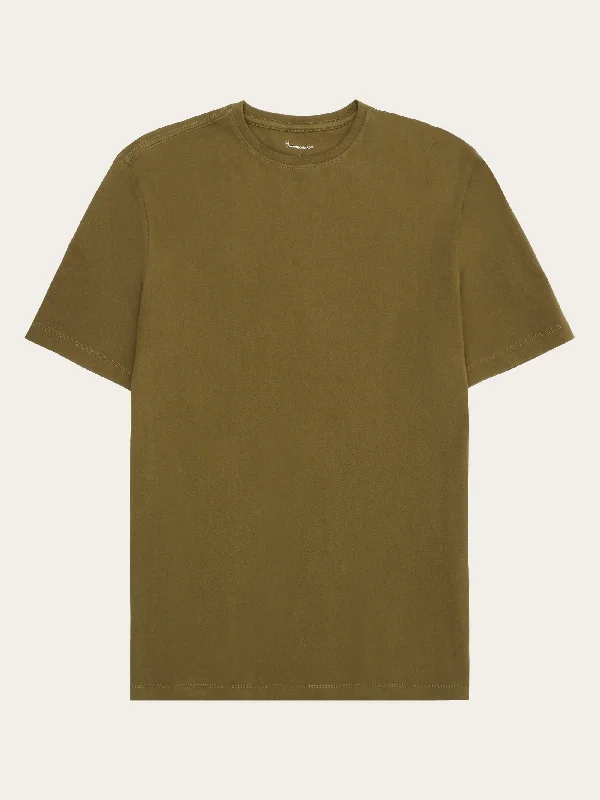 Regular fit Basic tee - Dark Olive