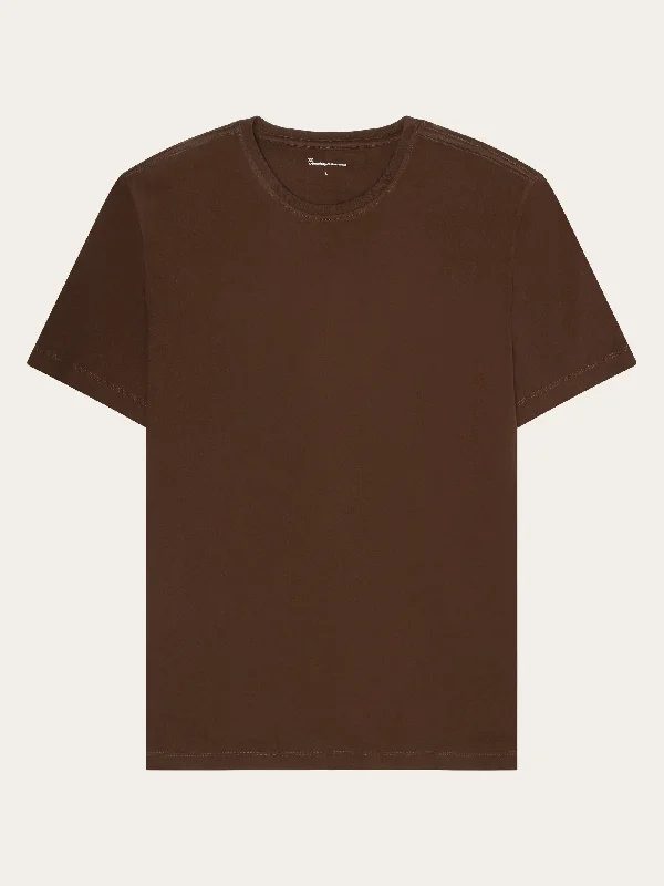 Regular fit Basic tee - Demitasse (brown)