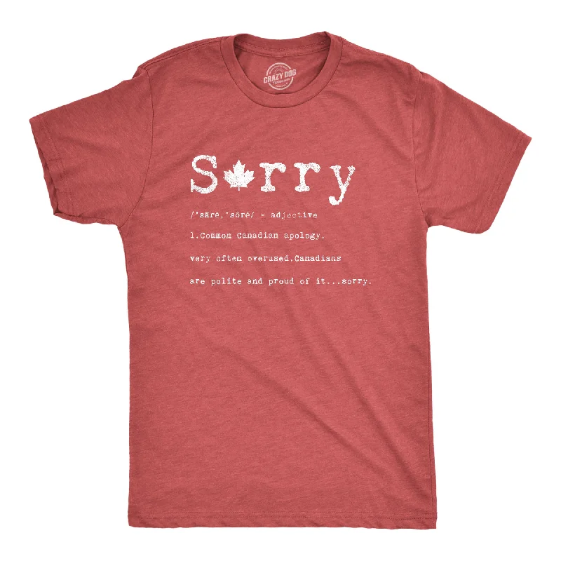 Sorry Definition Men's T Shirt