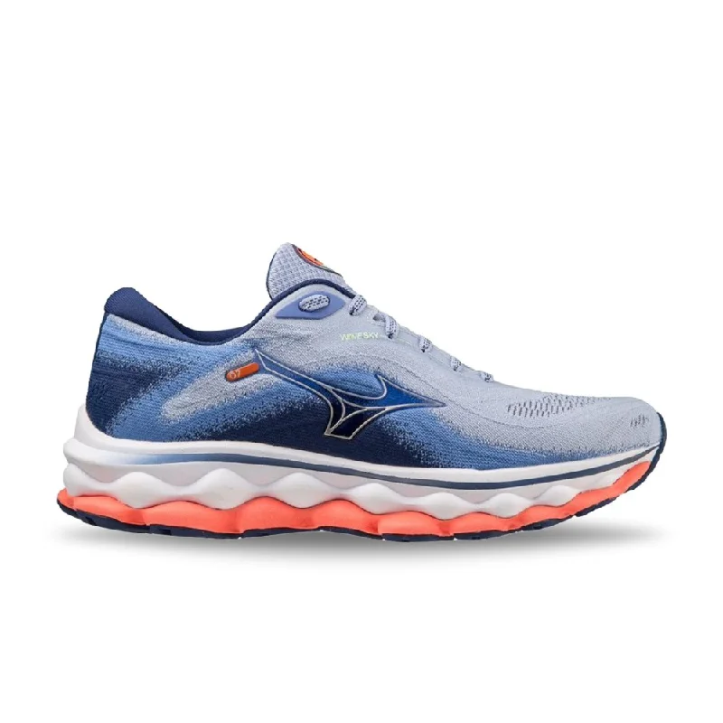 Mizuno Women's Wave Sky 7 - Blue Heron/Silver