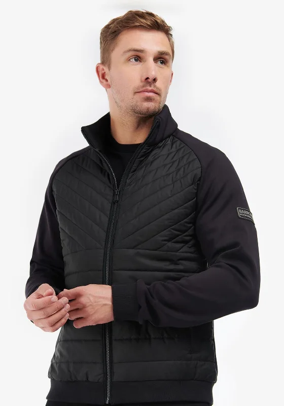 Barbour International Nate Quilted Torso Jacket, Black