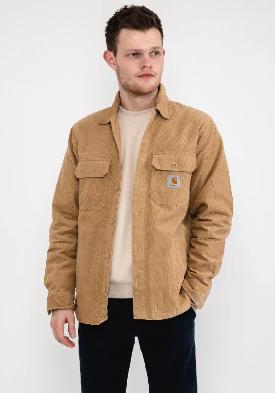 Carhartt WIP Dixon Cord Overshirt, Dusty H Brown