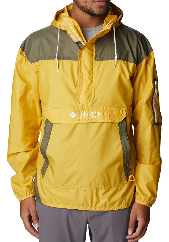 Columbia Challenger Windbreaker, Yellow & Khaki