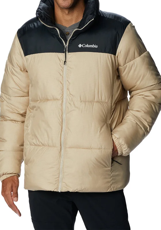 Columbia Puffect II Puffer Jacket, Ancient Fossil & Black