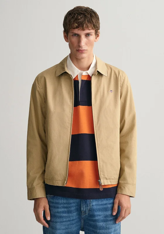 Gant Cotton Windcheater, Dark Khaki