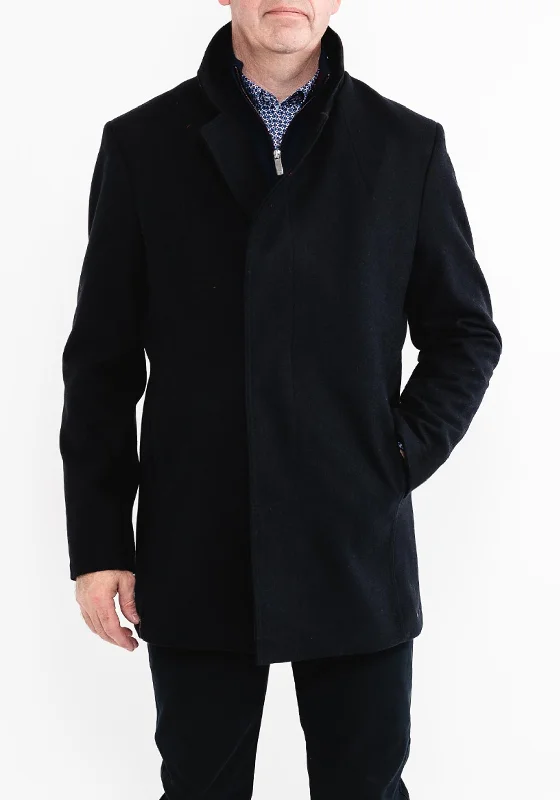 Herbie Frogg Overcoat, Dark Navy