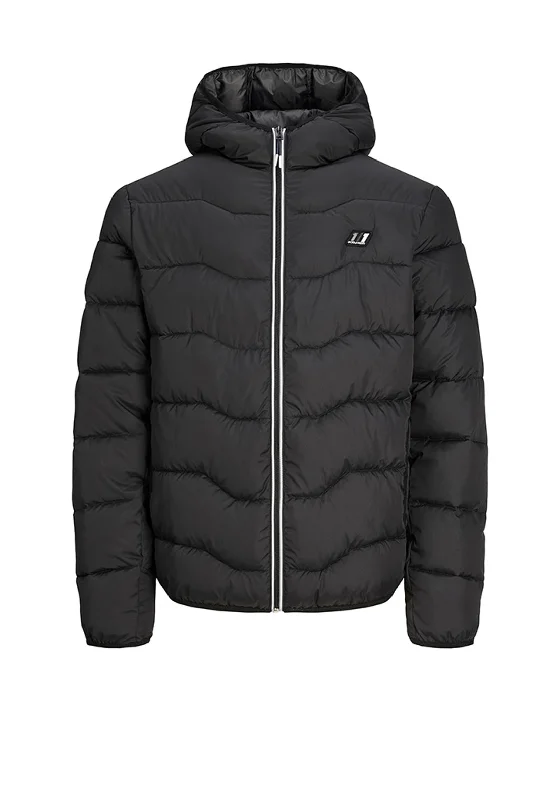 Jack & Jones Sky Light Puffer Jacket, Black