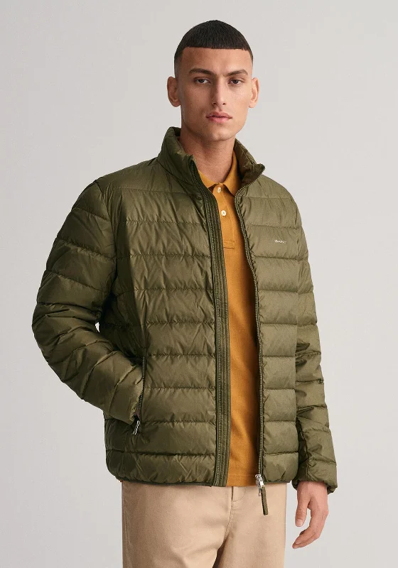 Gant Light Down Jacket, Racing Green