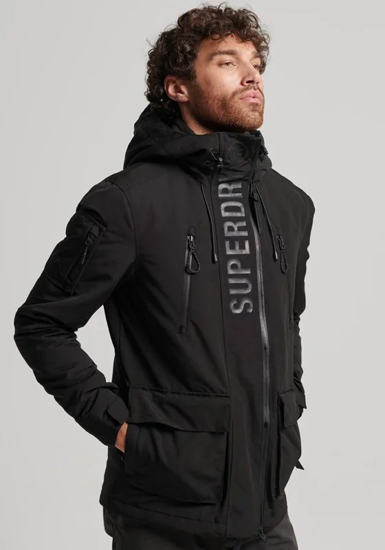 Superdry Ultimate Windcheater Jacket, Jet Black