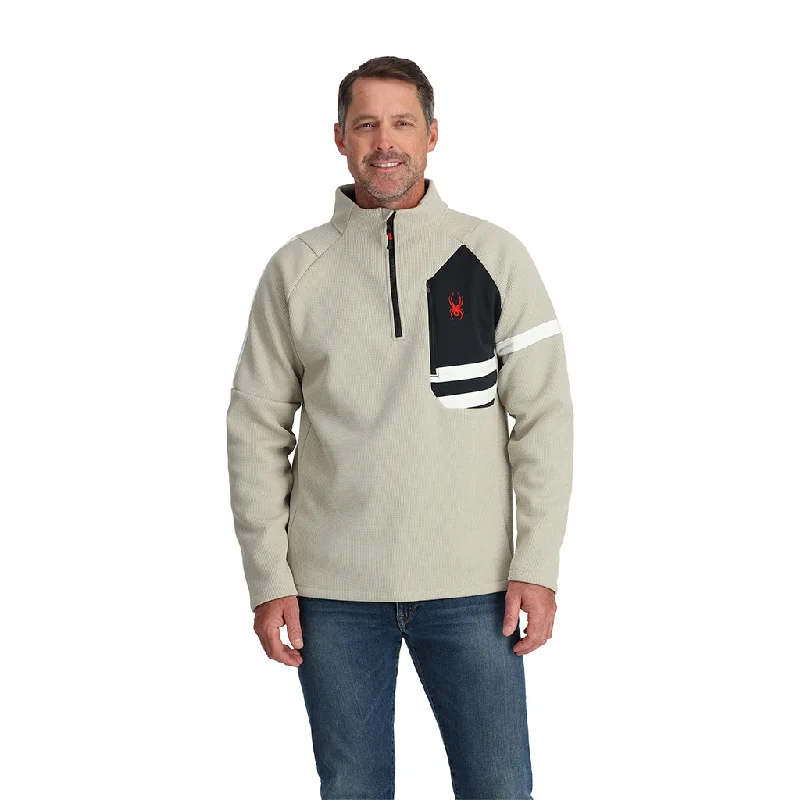 Mens Wengen Bandit Half Zip - Sandstorm